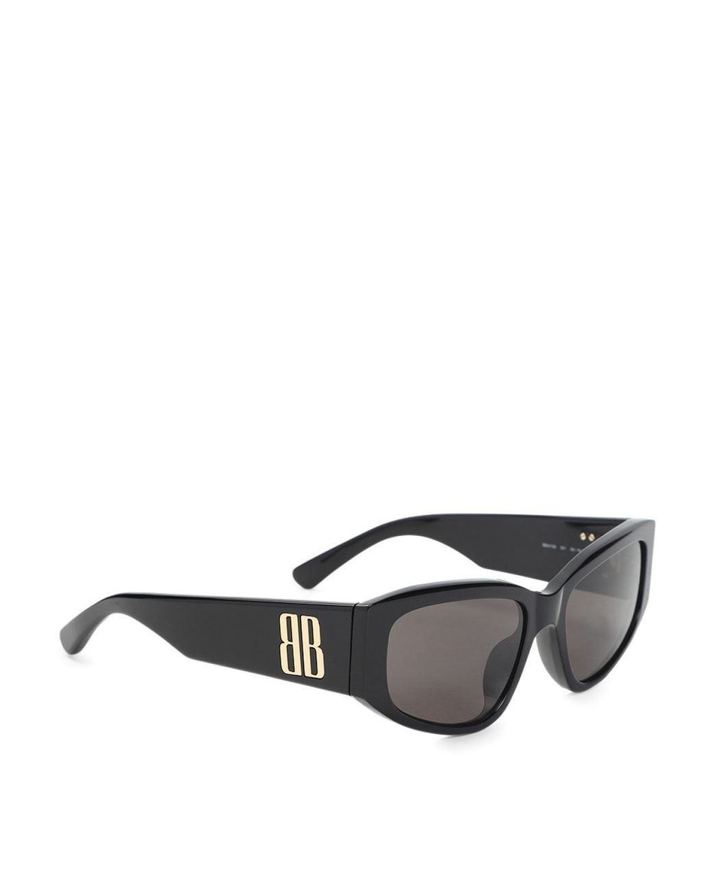 Balenciaga Black Nano D Frame Sunglasses