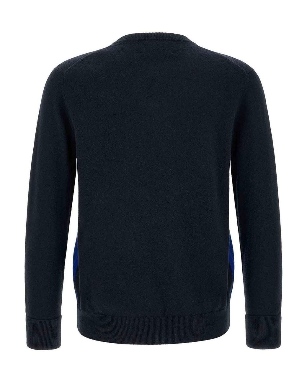 Ballantyne Blue Classic Diamond Intarsia Sweater for men