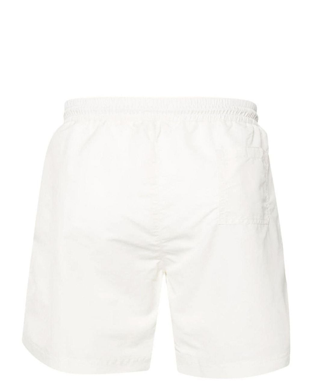 Brunello Cucinelli White Swimming Shorts for men