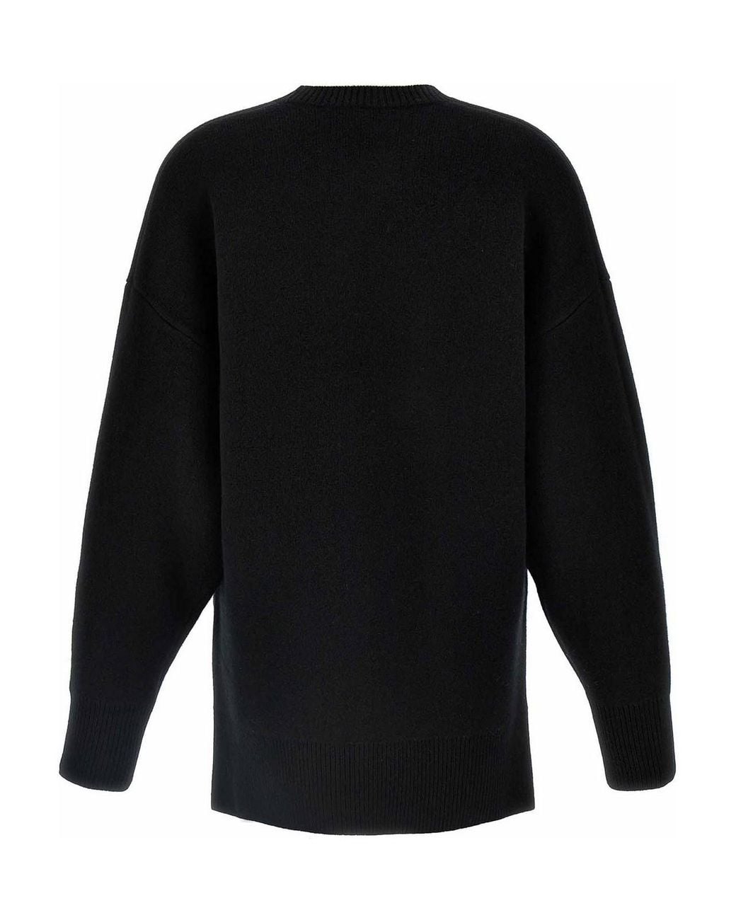 Totême Black Double-Knit Jumper