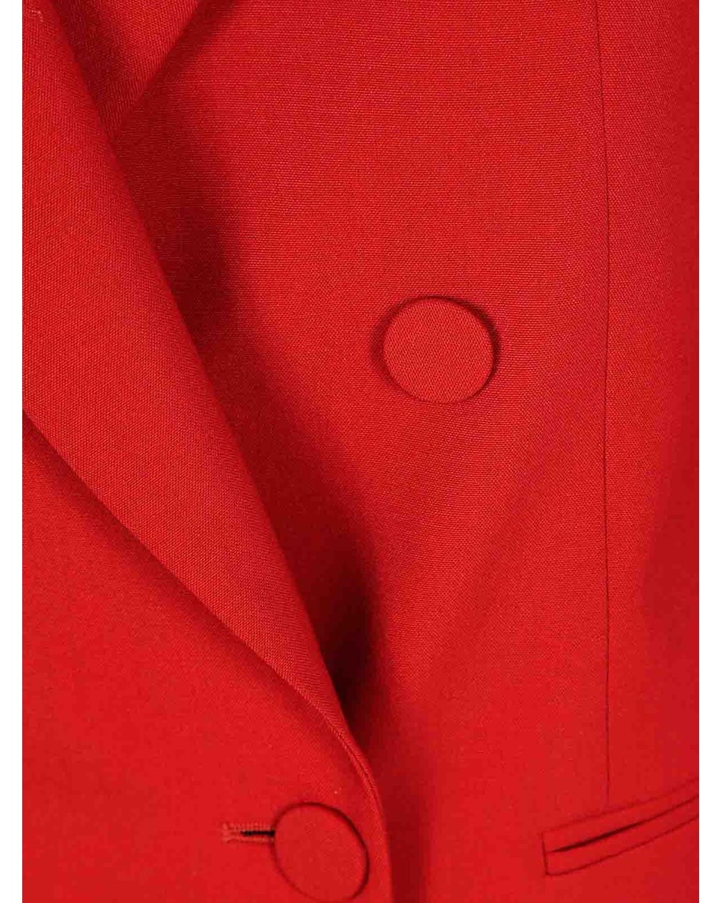 Dries Van Noten Red Blink Blazer Jacket