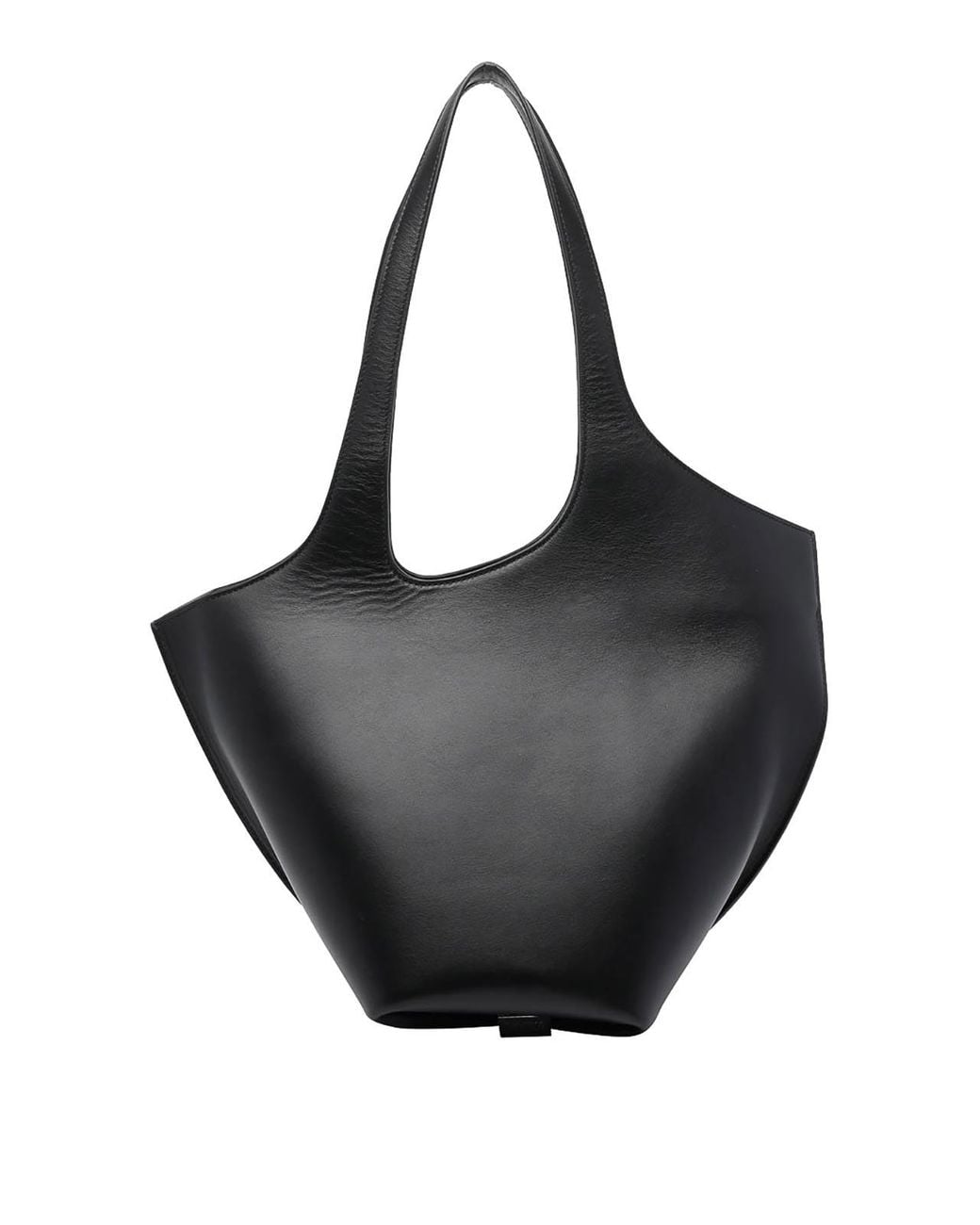 The Attico Black Medium La Scoop Shoulder Bag