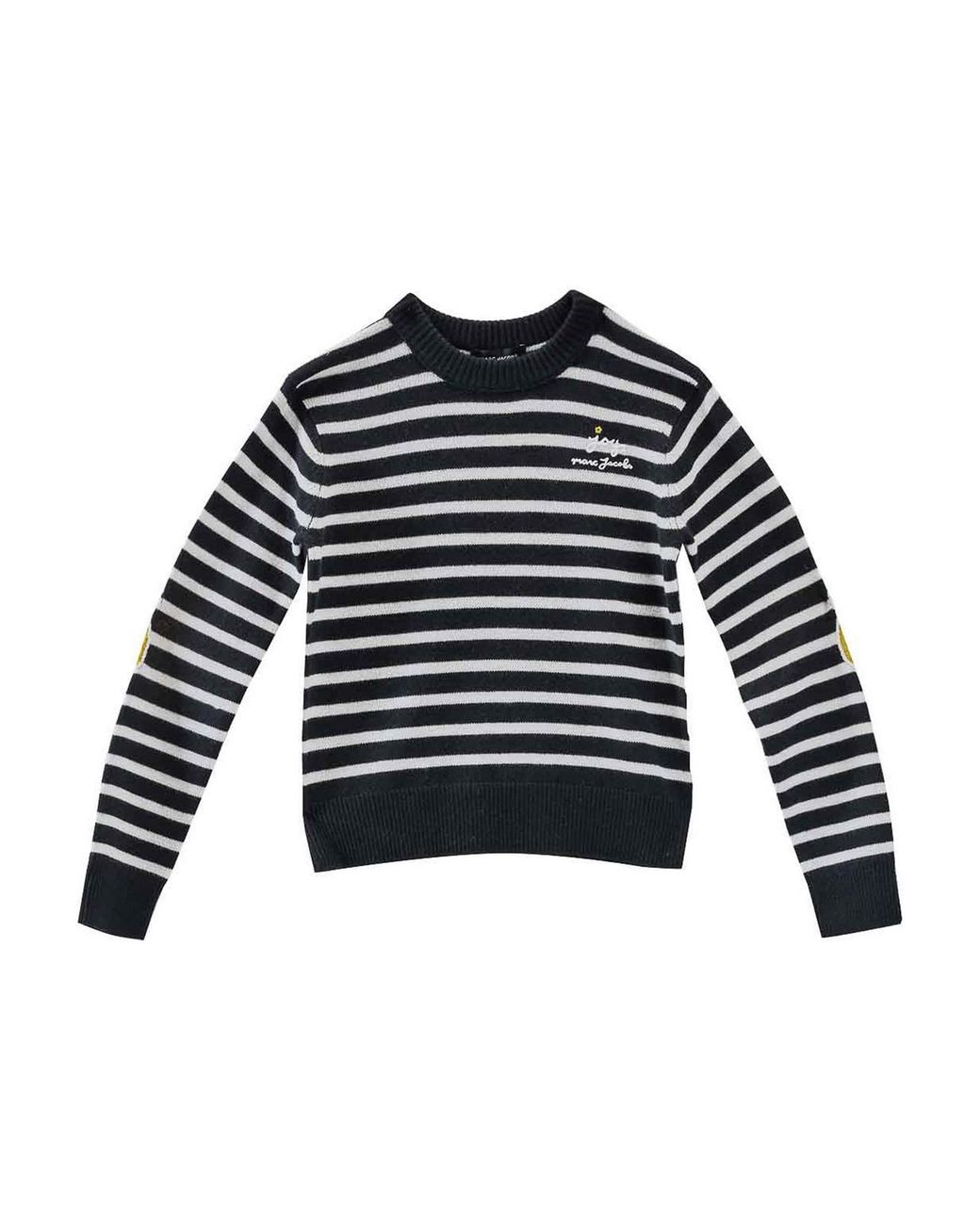 Marc Jacobs Blue Joy Striped Crewneck