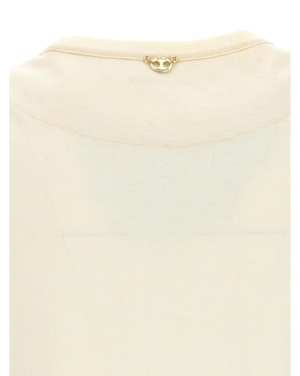 Rabanne White Metal Sequin Top Tops