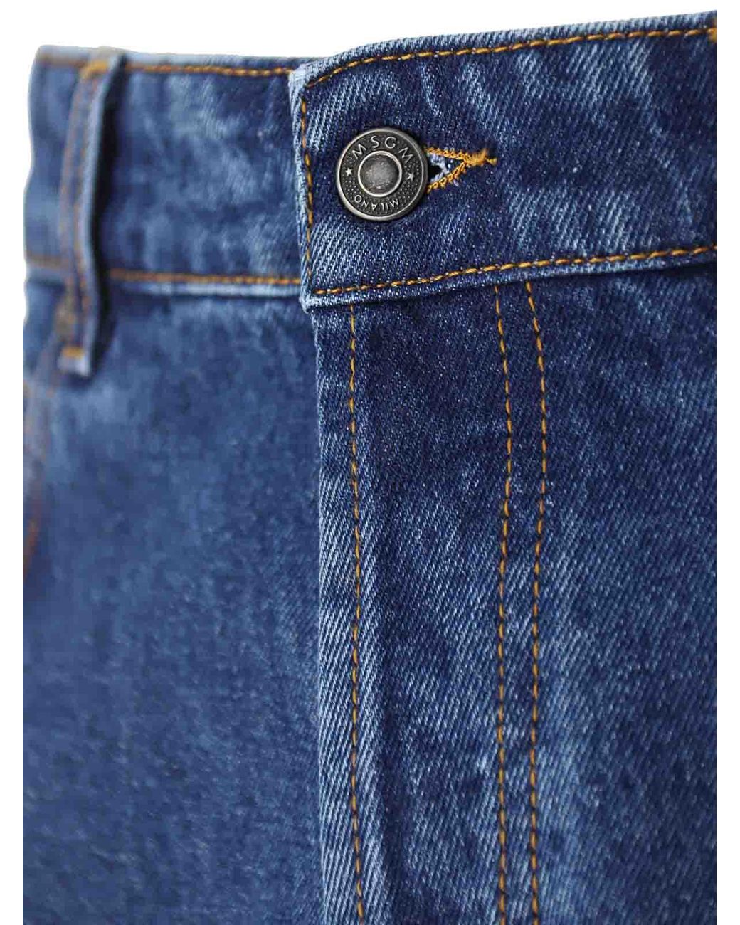 MSGM Blue Msgm Jeans for men