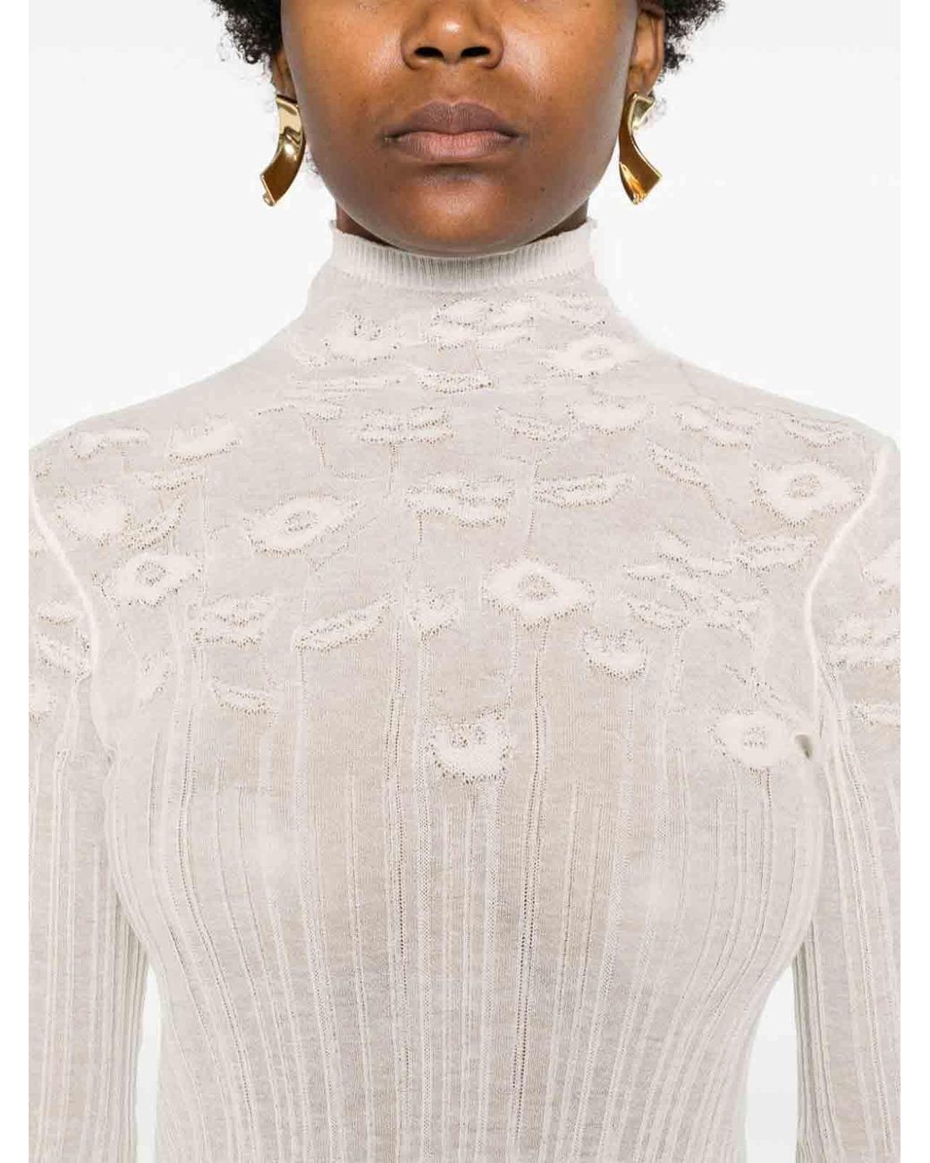 Bottega Veneta White Sweater