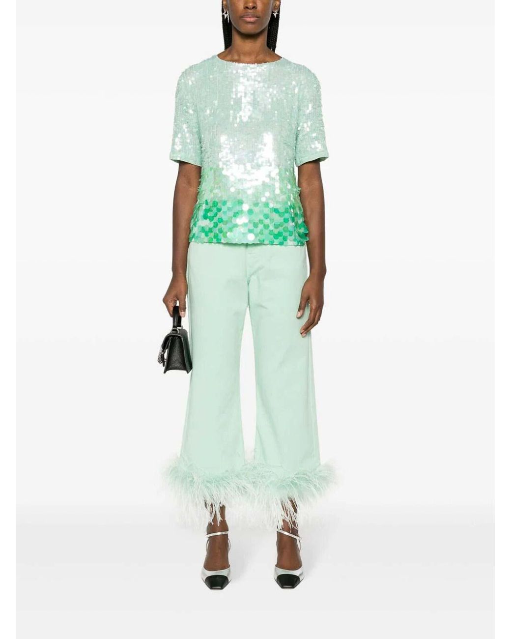 P.A.R.O.S.H. Green Blouse