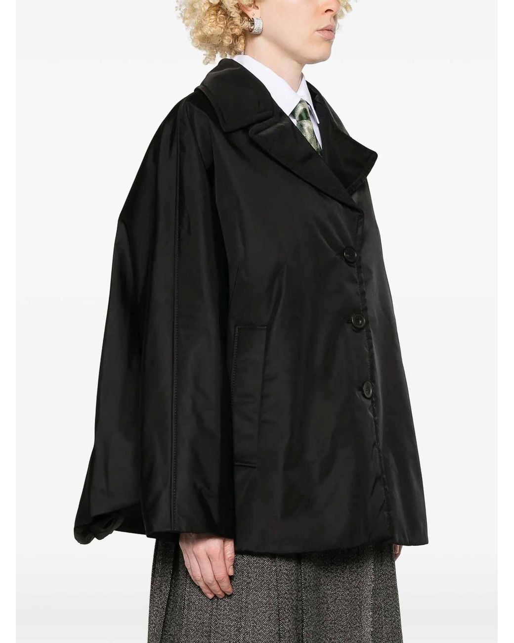 Marni Black Twill Coat