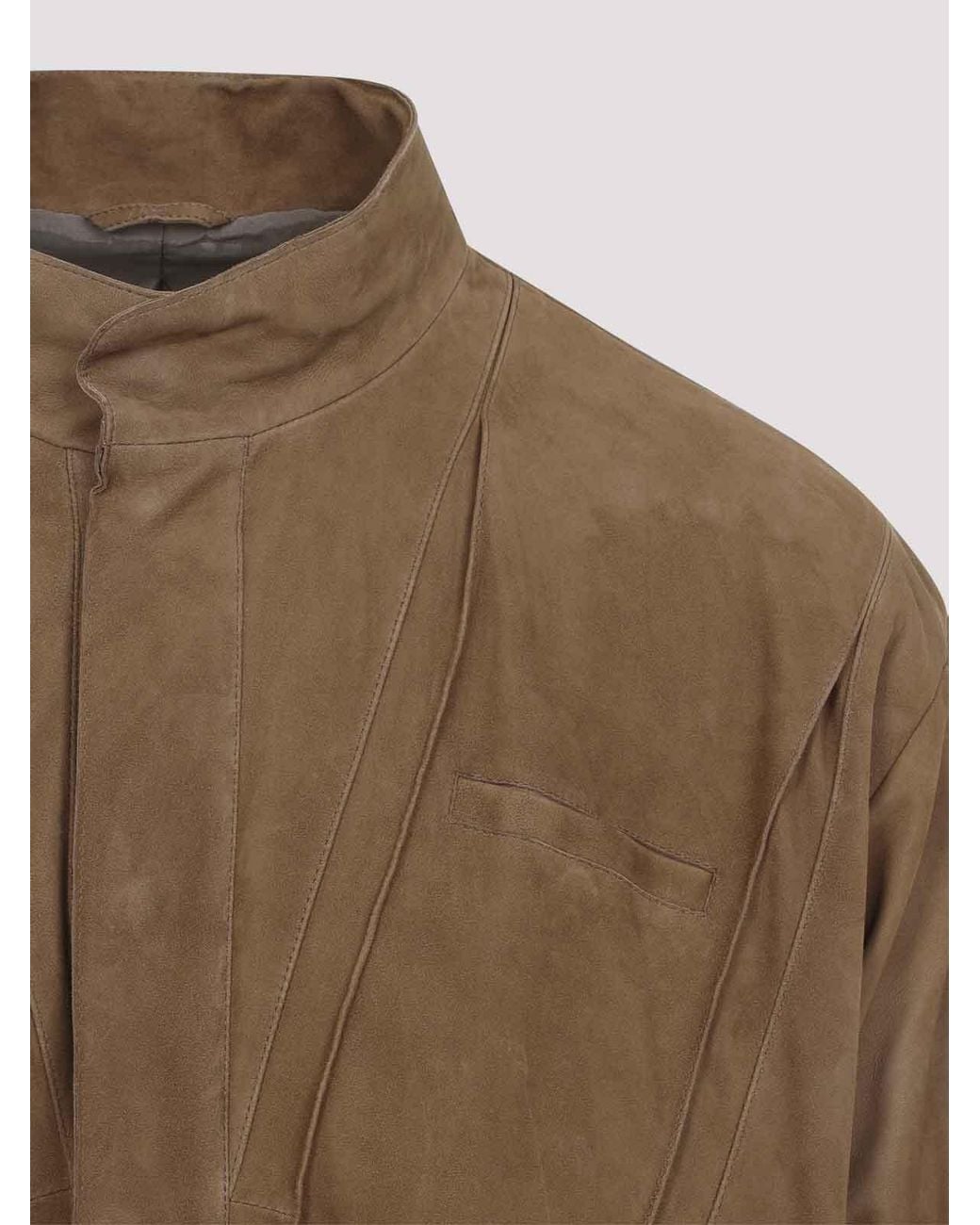 Giorgio Armani Brown Blouson Jacket for men