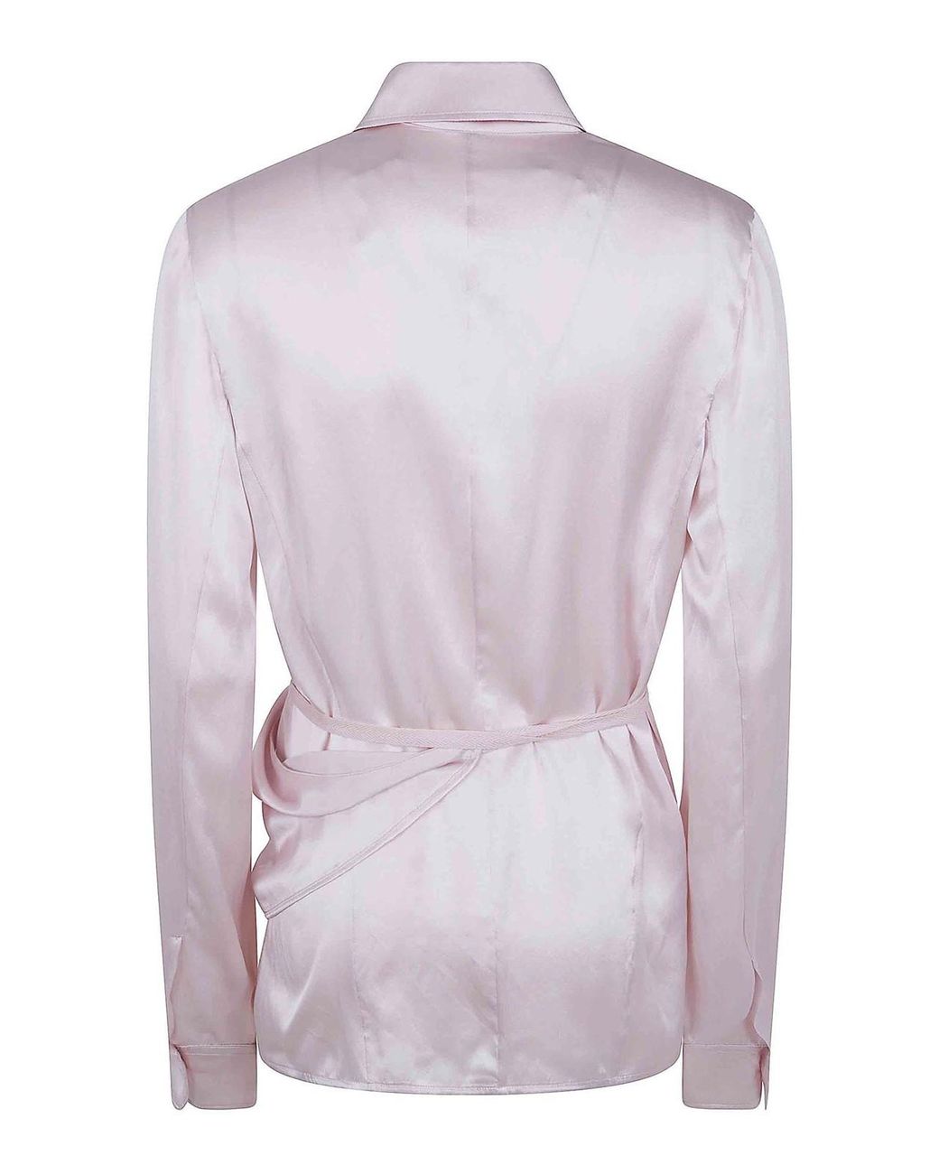 Ann Demeulemeester Purple Alba Asymmetric Wrap Shirt