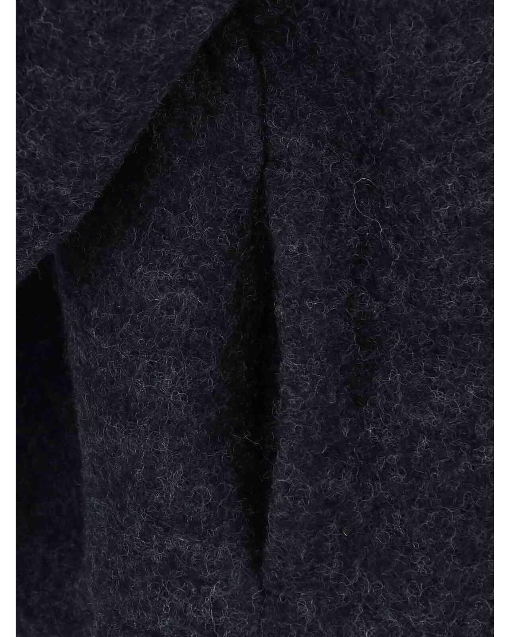 Jil Sander Blue Wool Zip Jacket for men