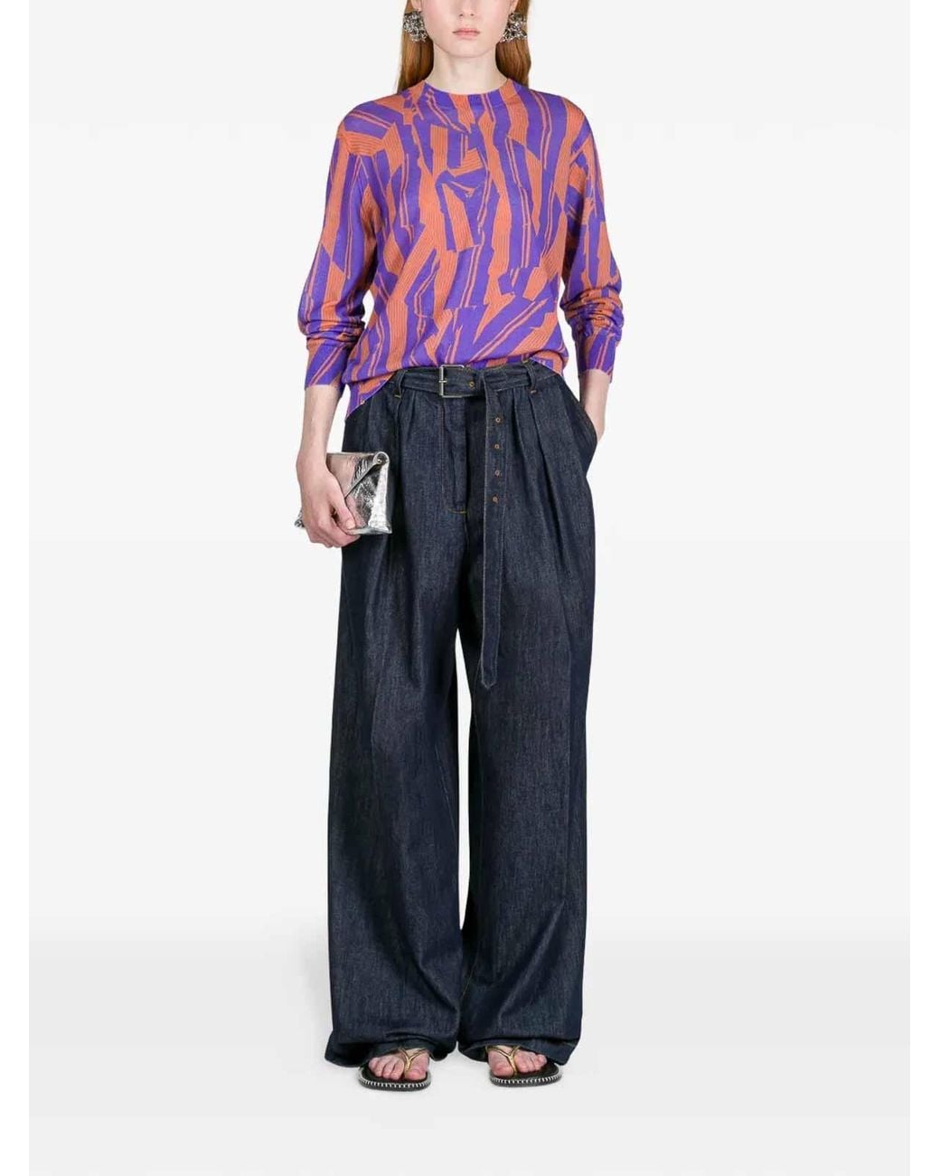 Vaqueros Rectos Dries Van Noten de color Blue