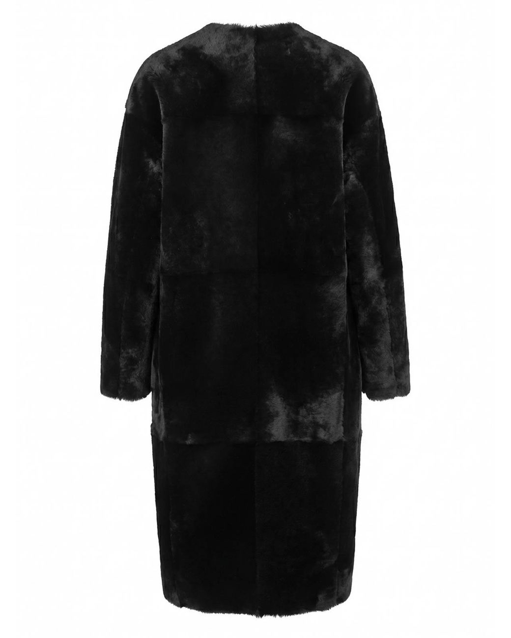 Blancha Black Shearling Coat
