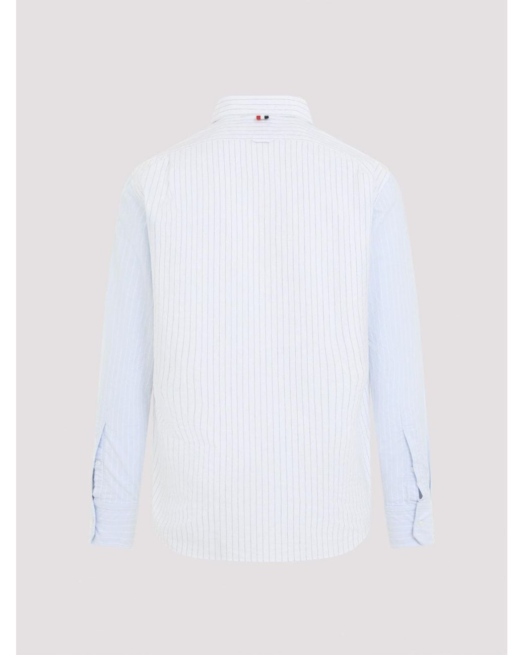 Thom Browne White Button Down Shirt for men