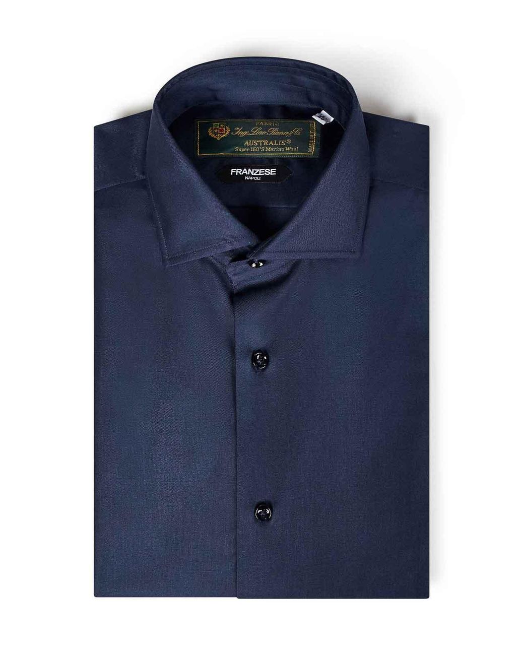 Franzese Collection Blue Ing Loro Piana &Amp C Fabric Shirt for men