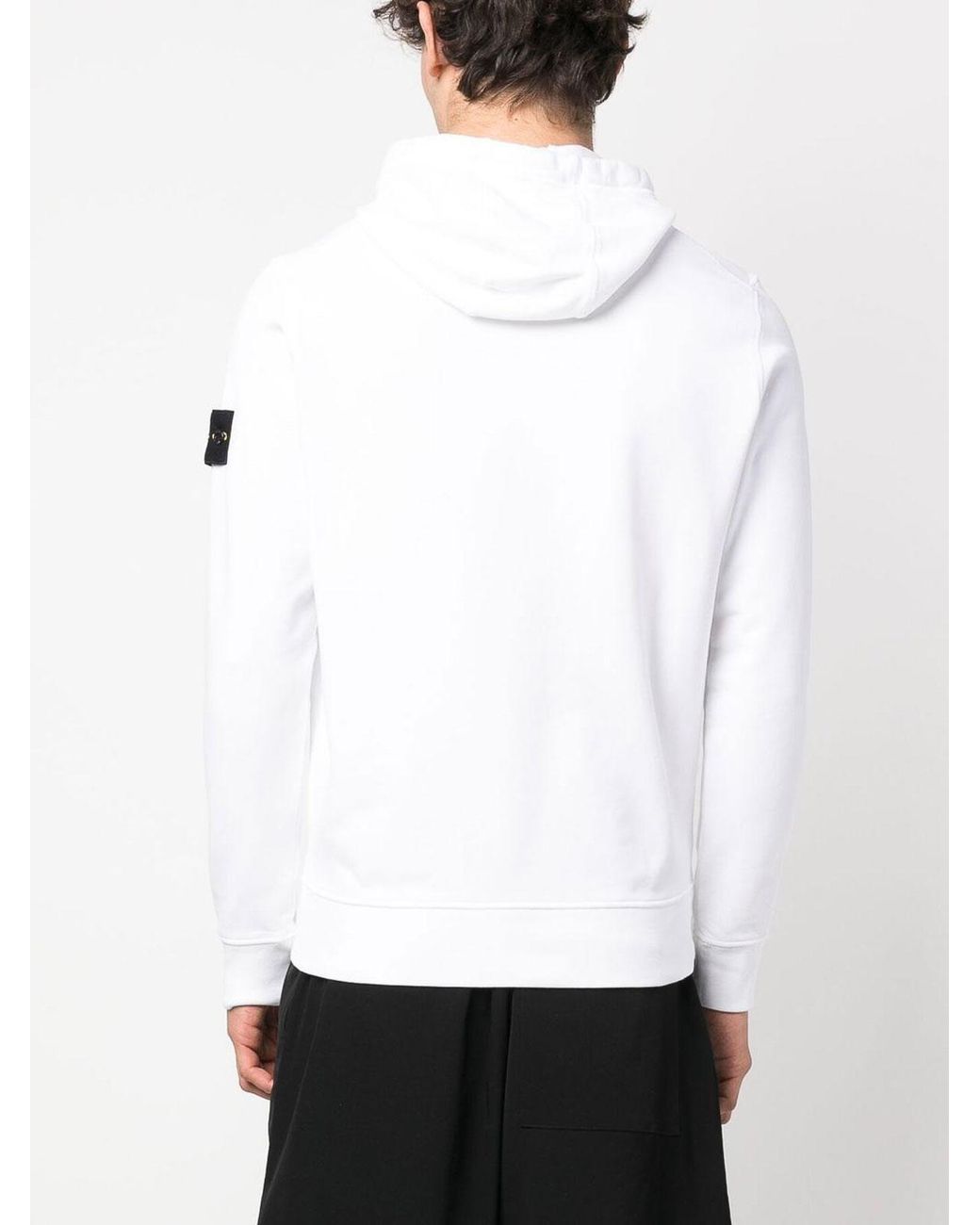 Stone Island White Sweatshirt for men