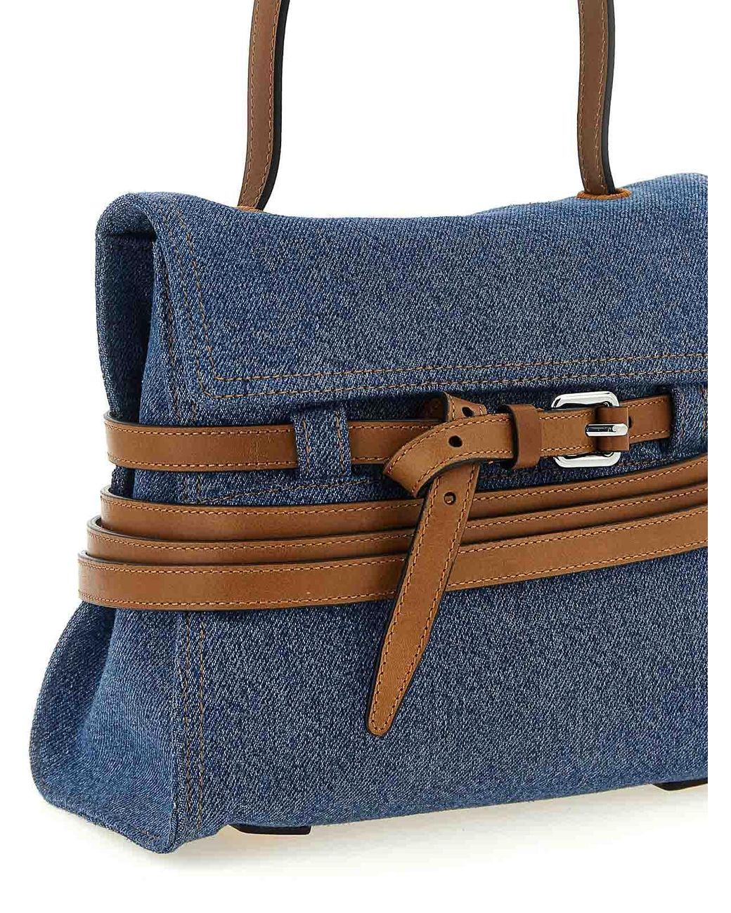 Moschino Blue Regular 'Tie Me' Handbag
