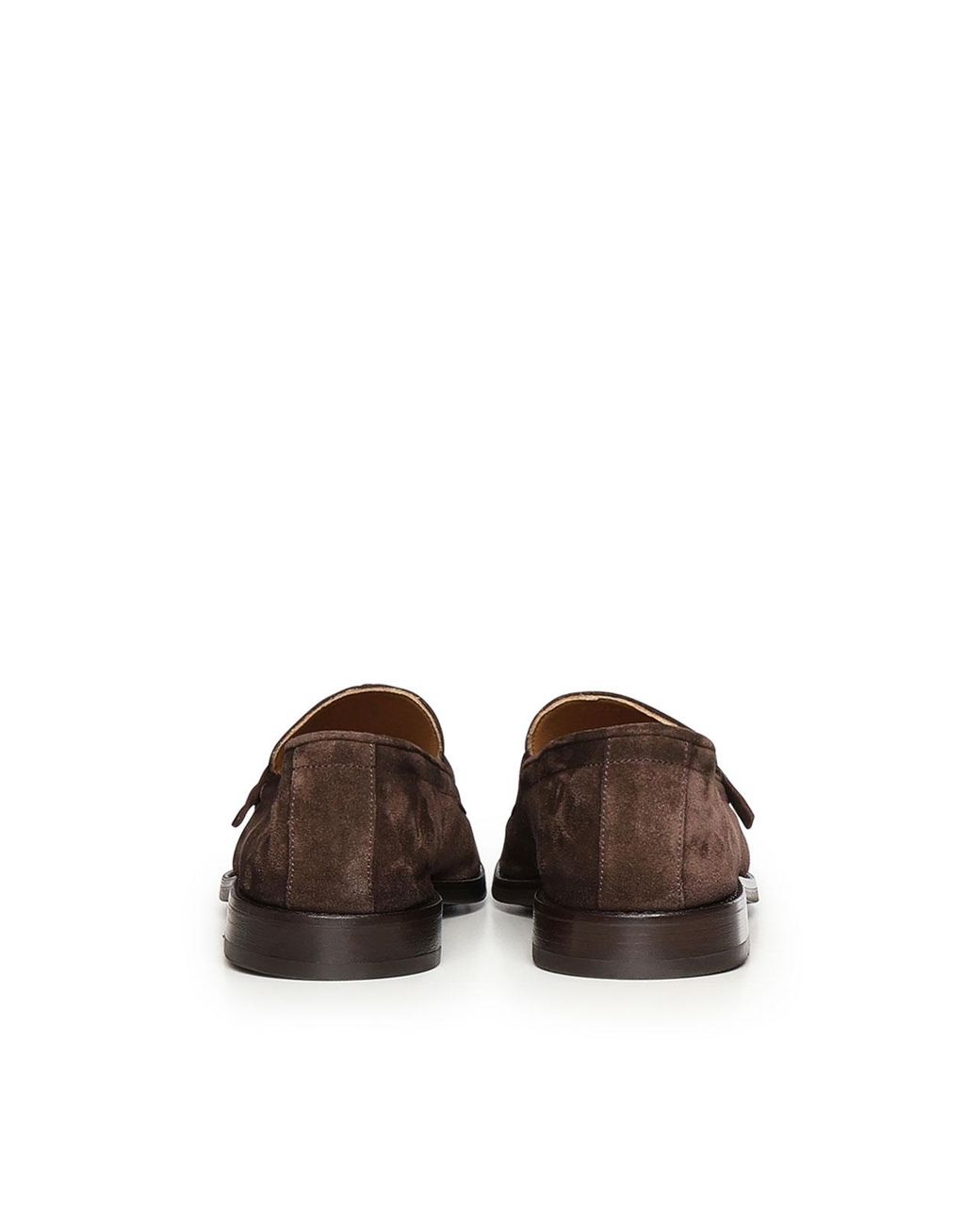 Giuliano Galiano Brown Tequila Suede Loafers for men
