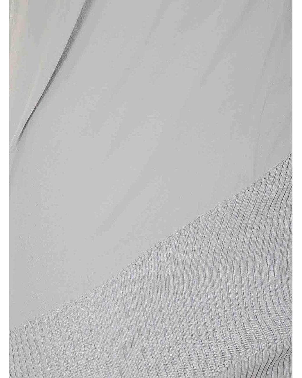 Pleats Please Issey Miyake Gray Emerge Long Dress