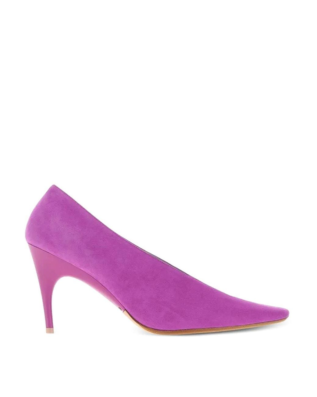 Balenciaga Purple Duchesse Pumps