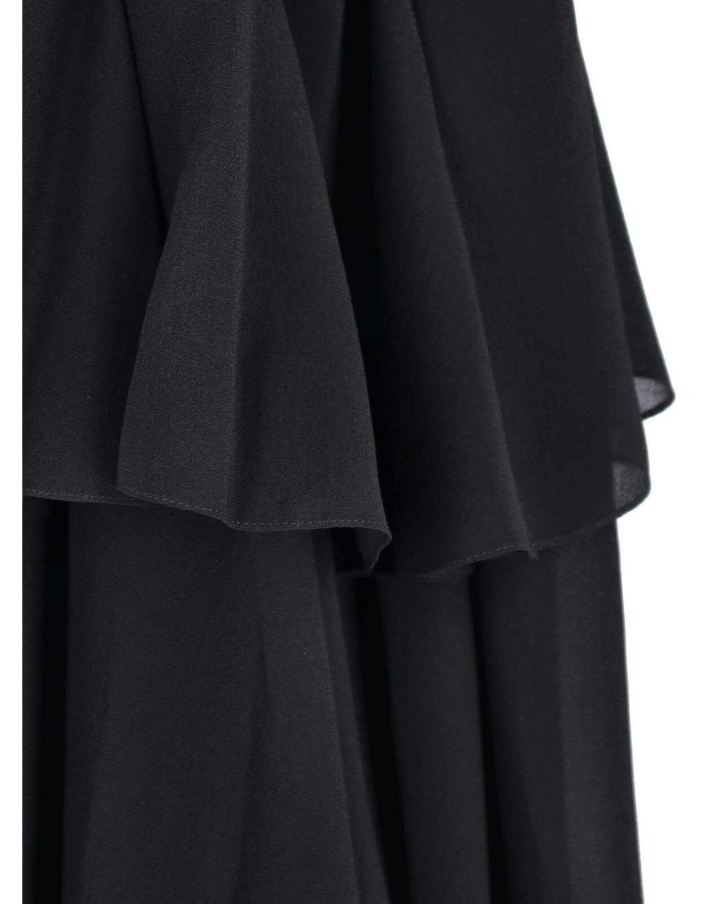 Chloé Black Silk Maxi Dress