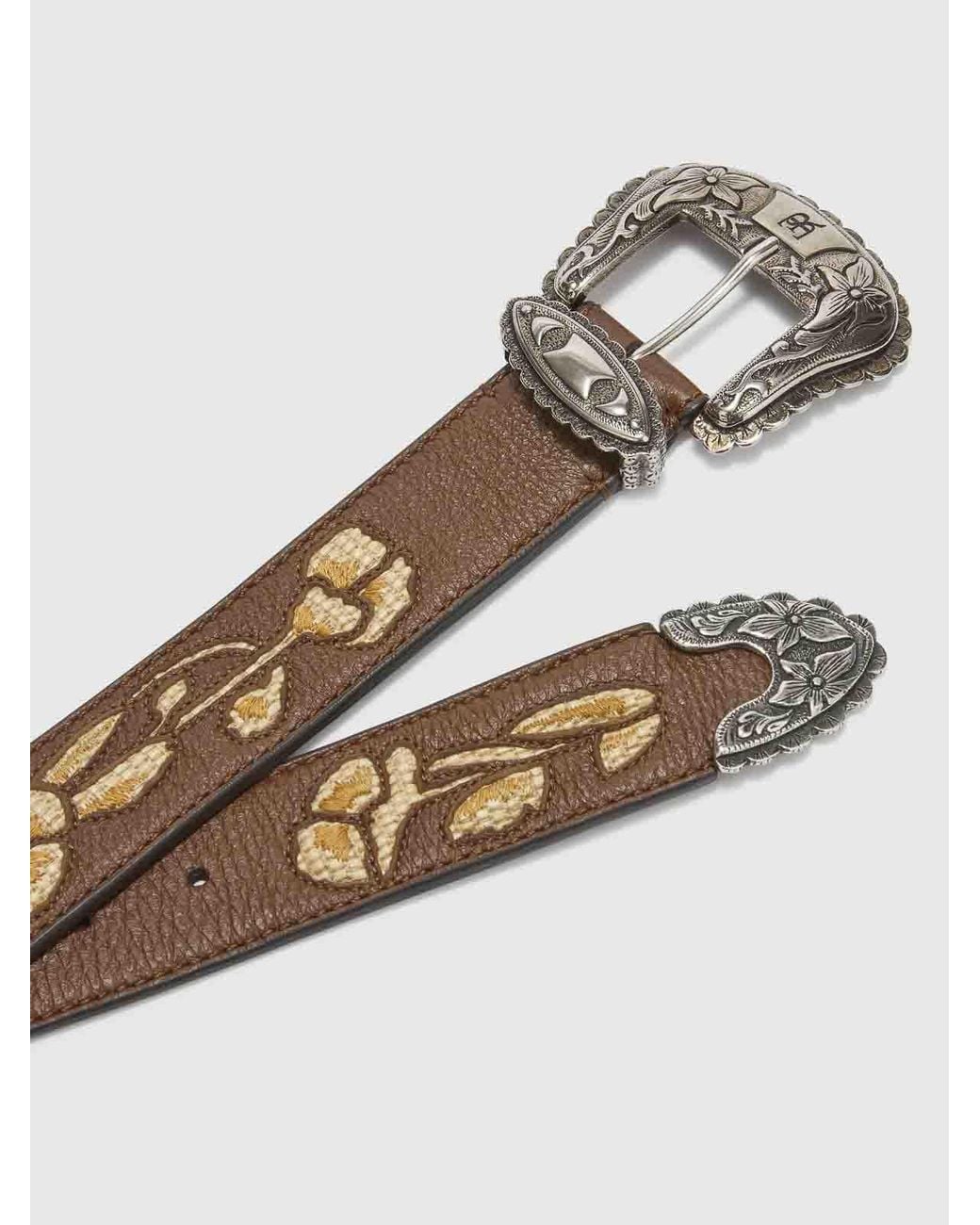 Ermanno Scervino Brown Split Leather Belt
