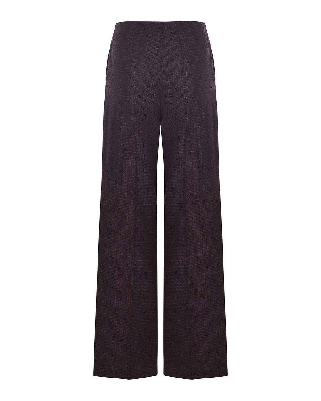 Alysi Blue Pants Made Of Wool