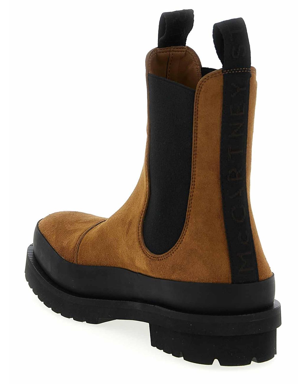 Stella McCartney Brown Suede Chelsea Boots