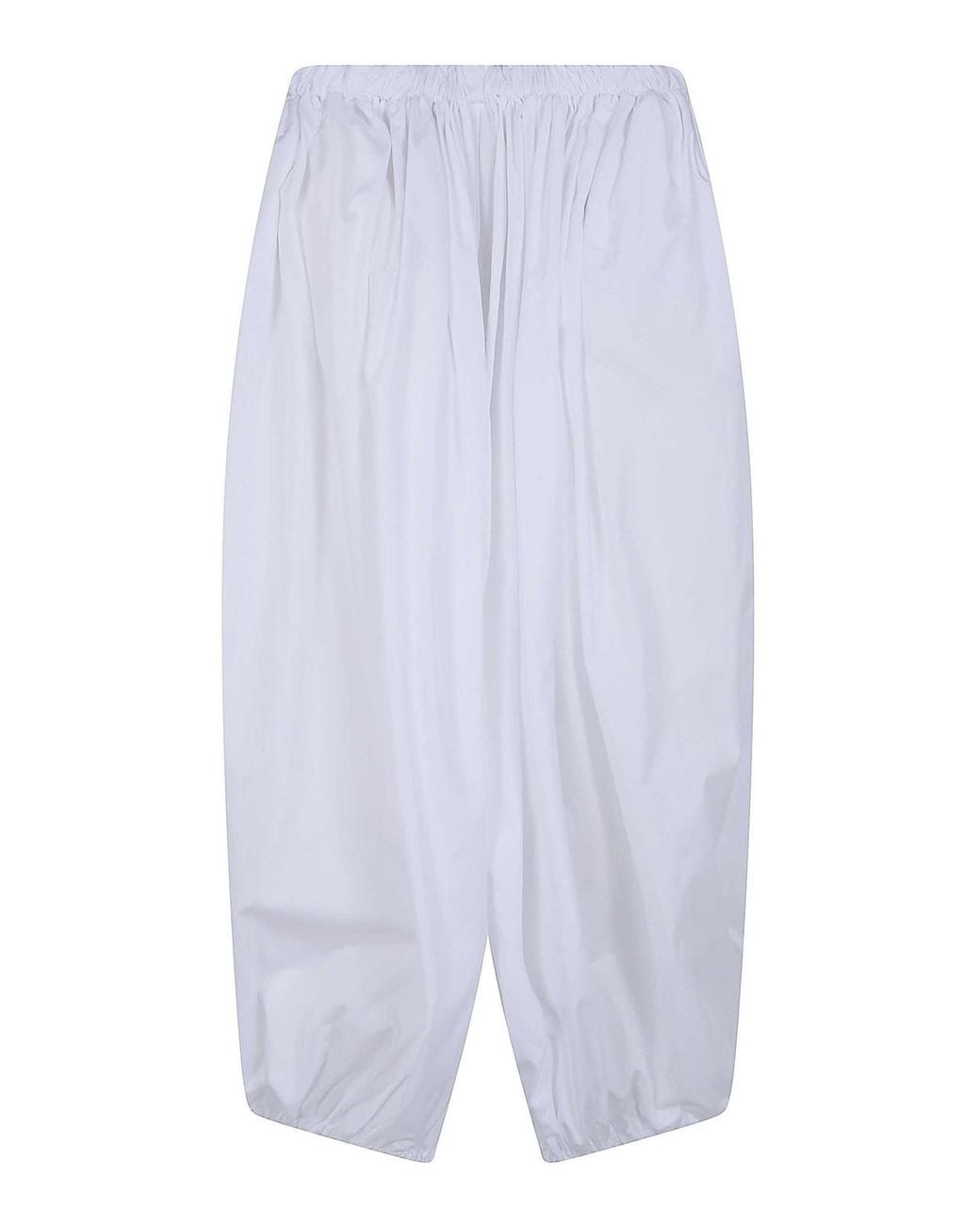 Comme des Garçons White Mini Baloon Dress