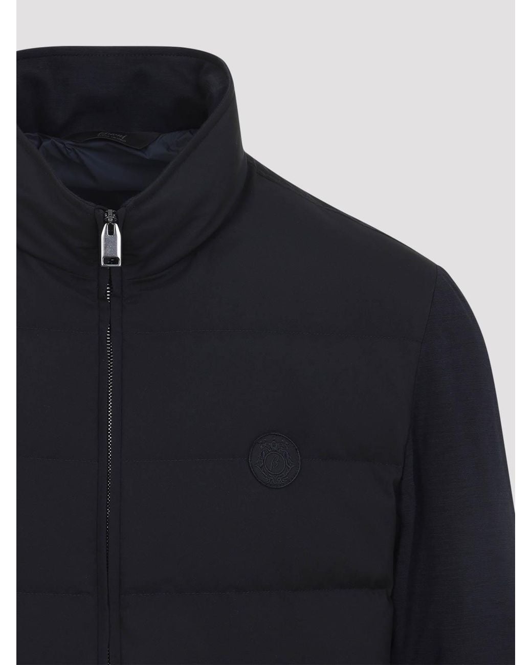 Brioni Black Polyester Jacket for men