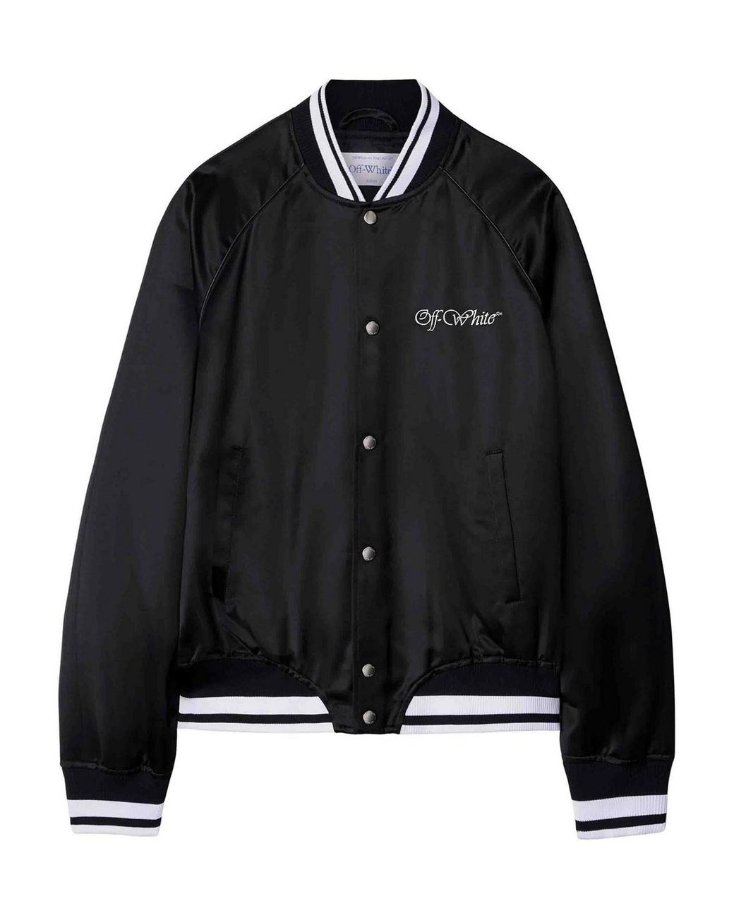 Off-White c/o Virgil Abloh Black Bomber Jackets for men