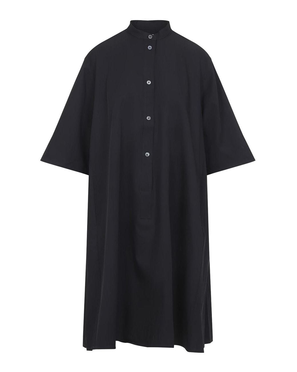 Studio Nicholson Black Bloch Ikela Mini Dress