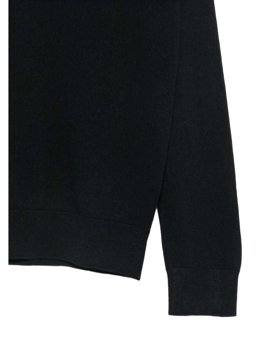 Alpha Studio Black Sweater for men
