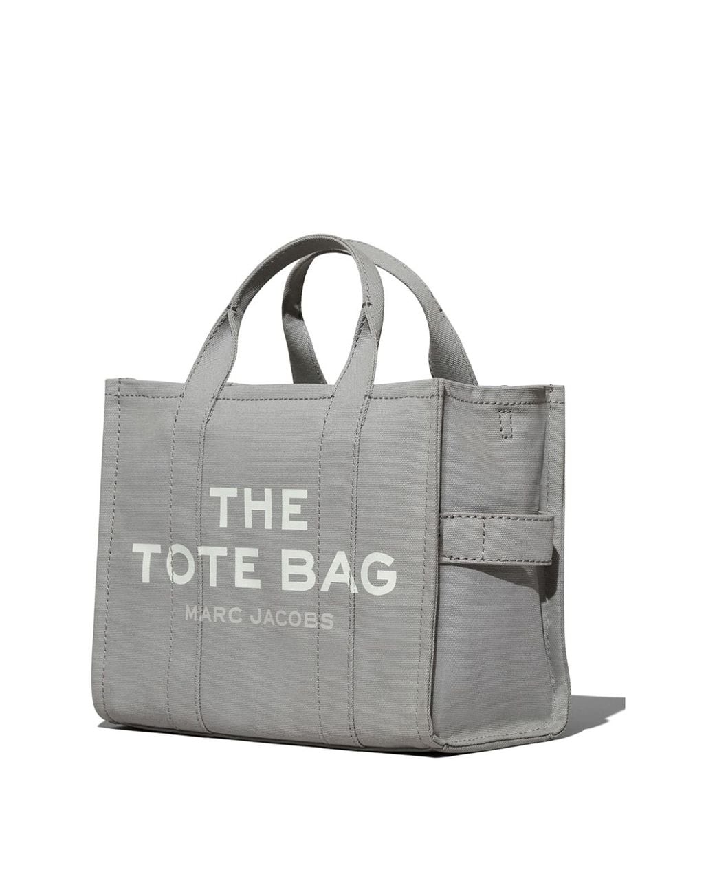 Marc Jacobs Gray Logo Canvas Medium Bag