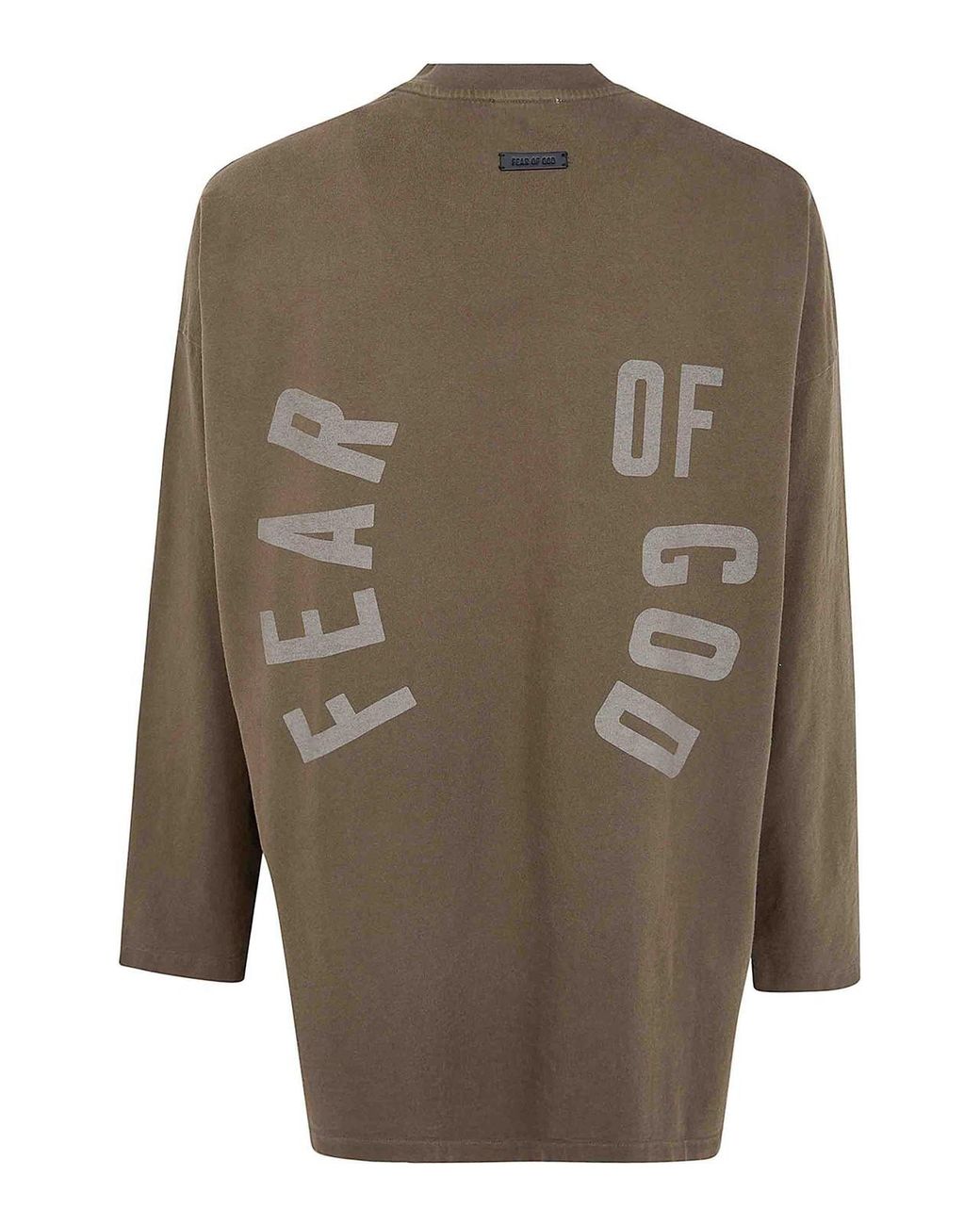 Fear Of God Brown Baseball Ls Tee for men
