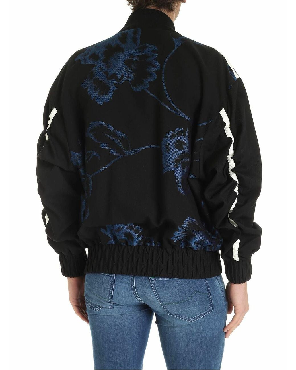 Vivienne Westwood Black Peony Oversize Bomber for men