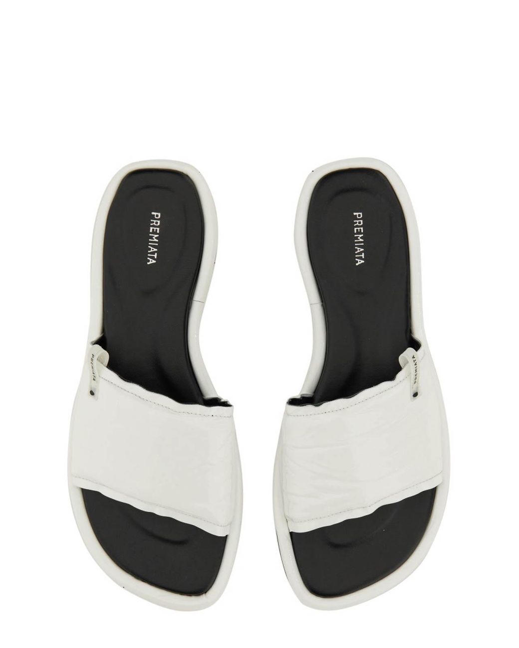 Premiata White Slide Comfort Sandals