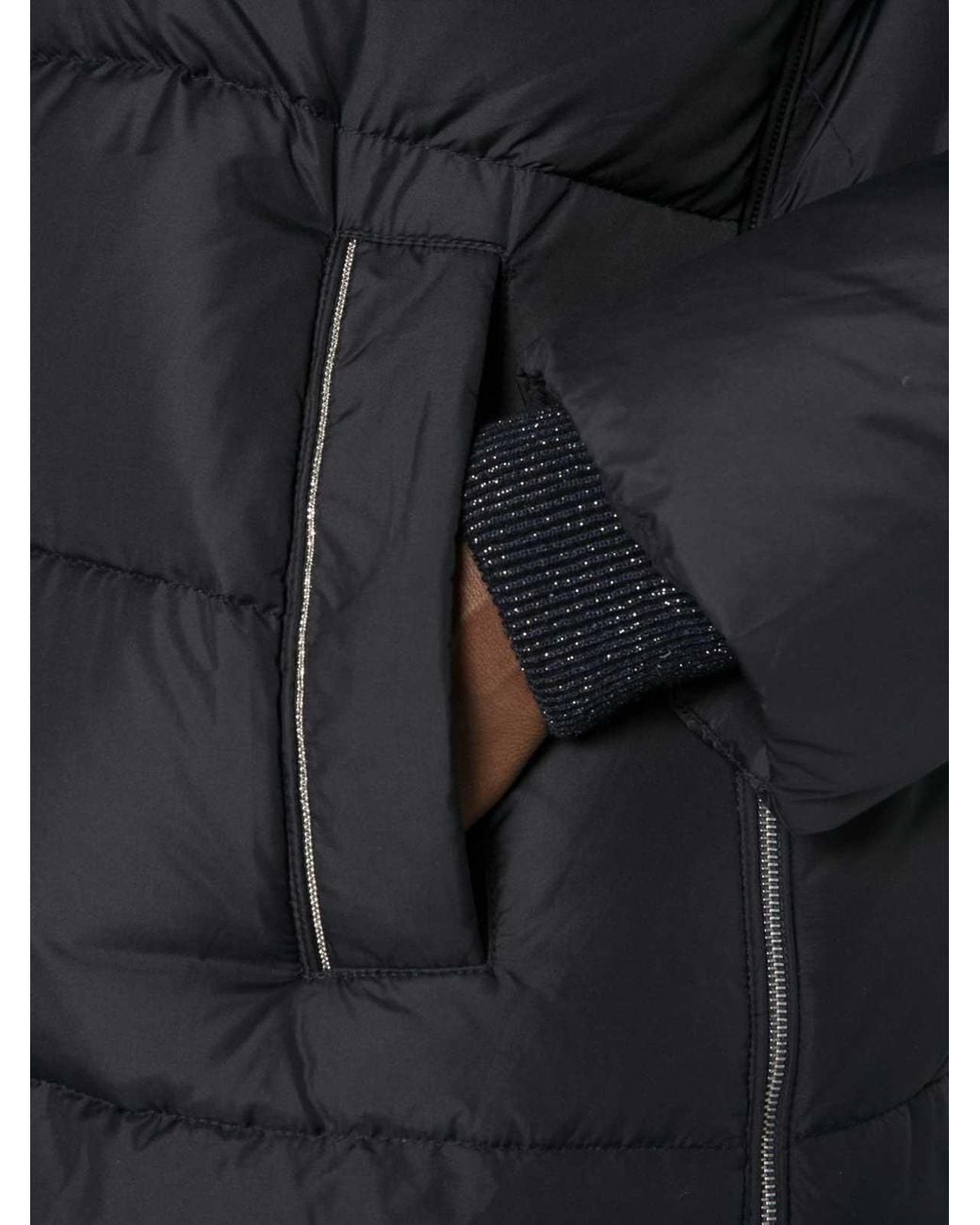 Peserico Blue Puffer Jacket