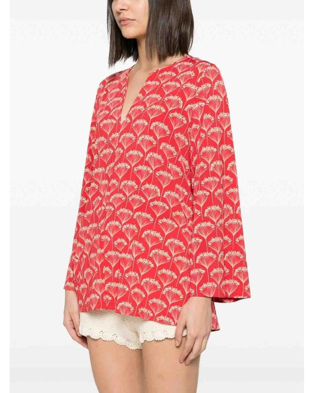 Siyu Red V-Pullover