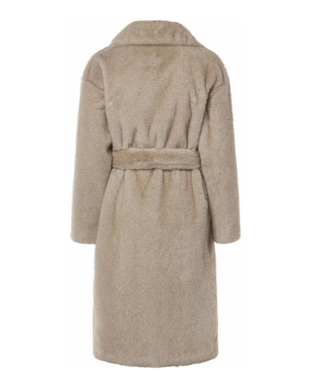 Herno Natural Soft Faux Fur Coat