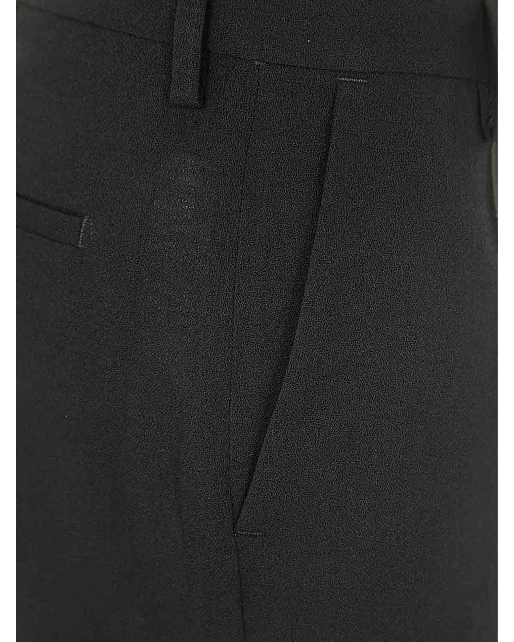 Rick Owens Black Astaires Cropped Pants
