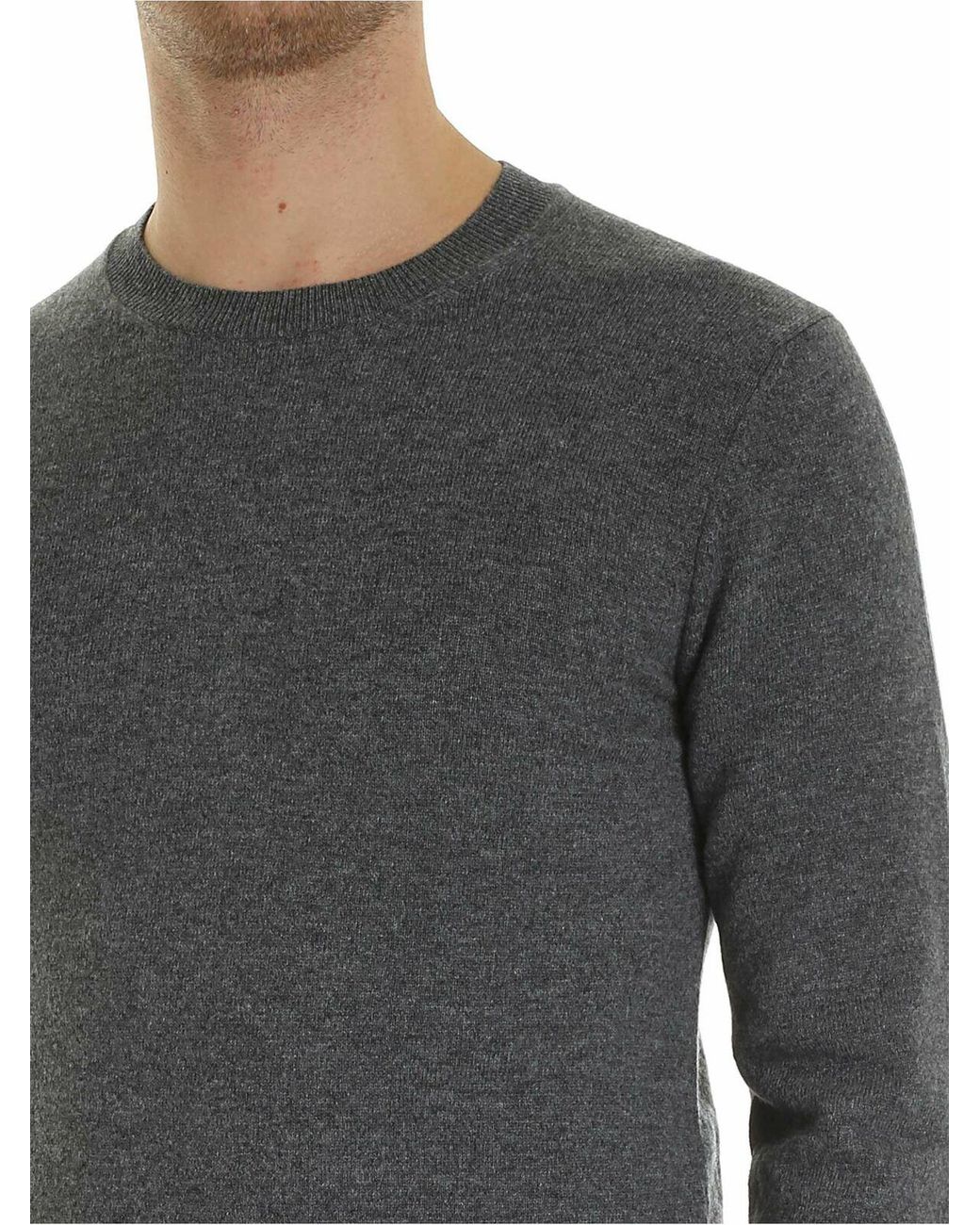 Comme des Garçons Gray Overlapping Sleeves Pullover for men