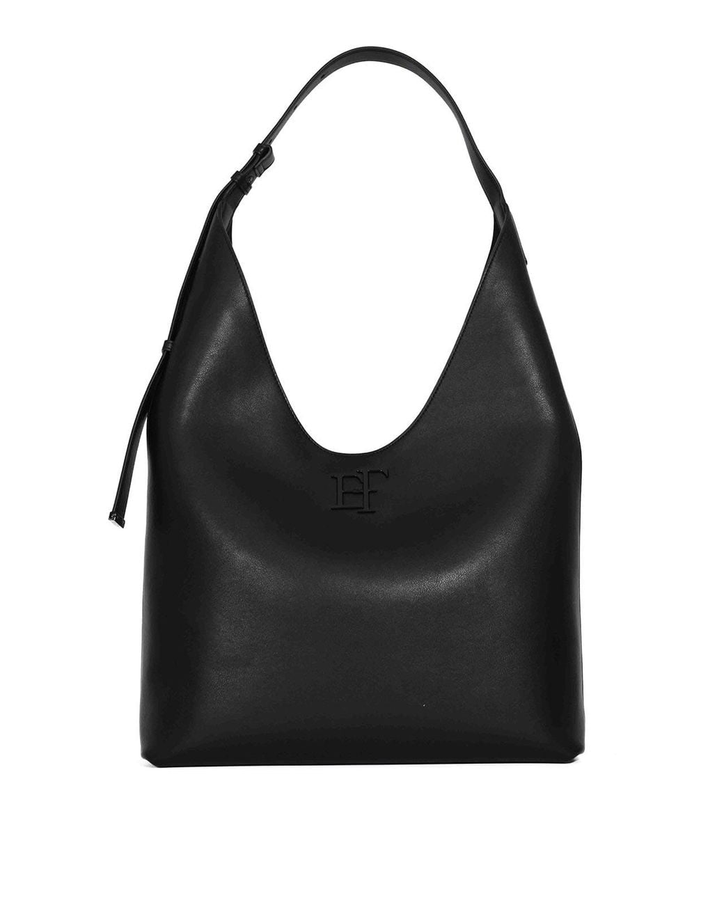 Elisabetta Franchi Black Large Hobo Bag