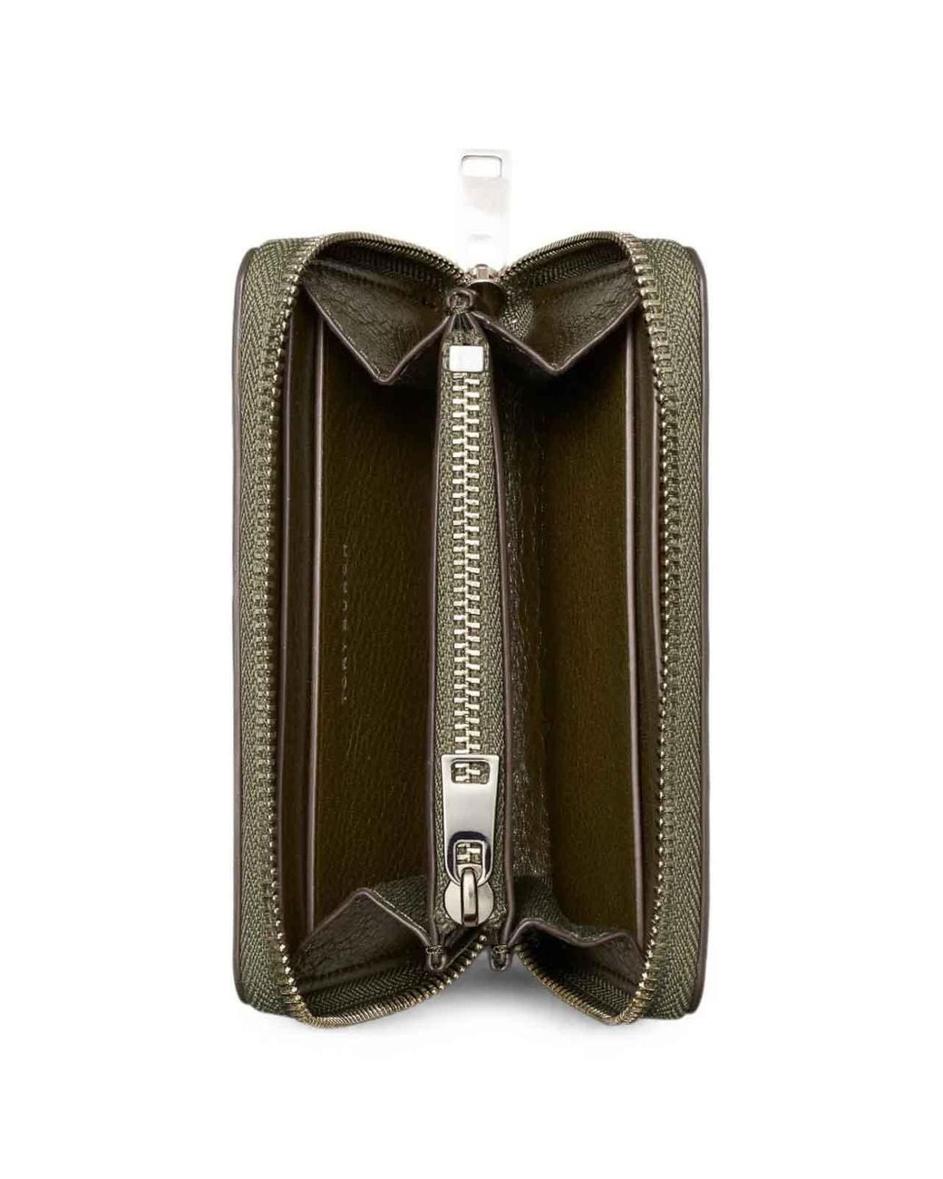 Tory Burch Green Zip Wallet