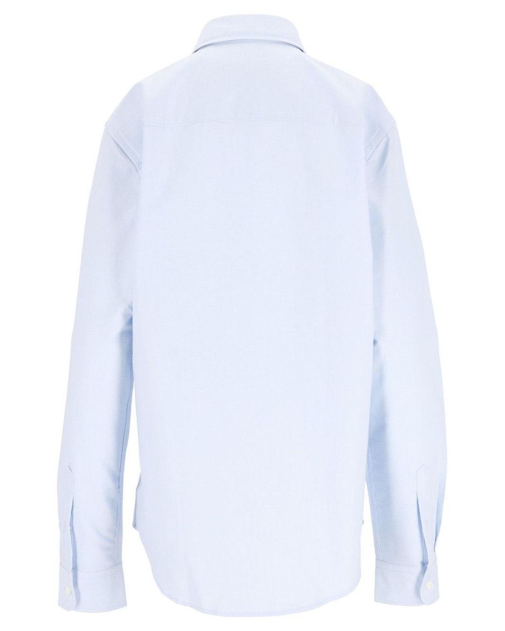 AMI Blue Ami Ami De Cœur Cotton Shirt