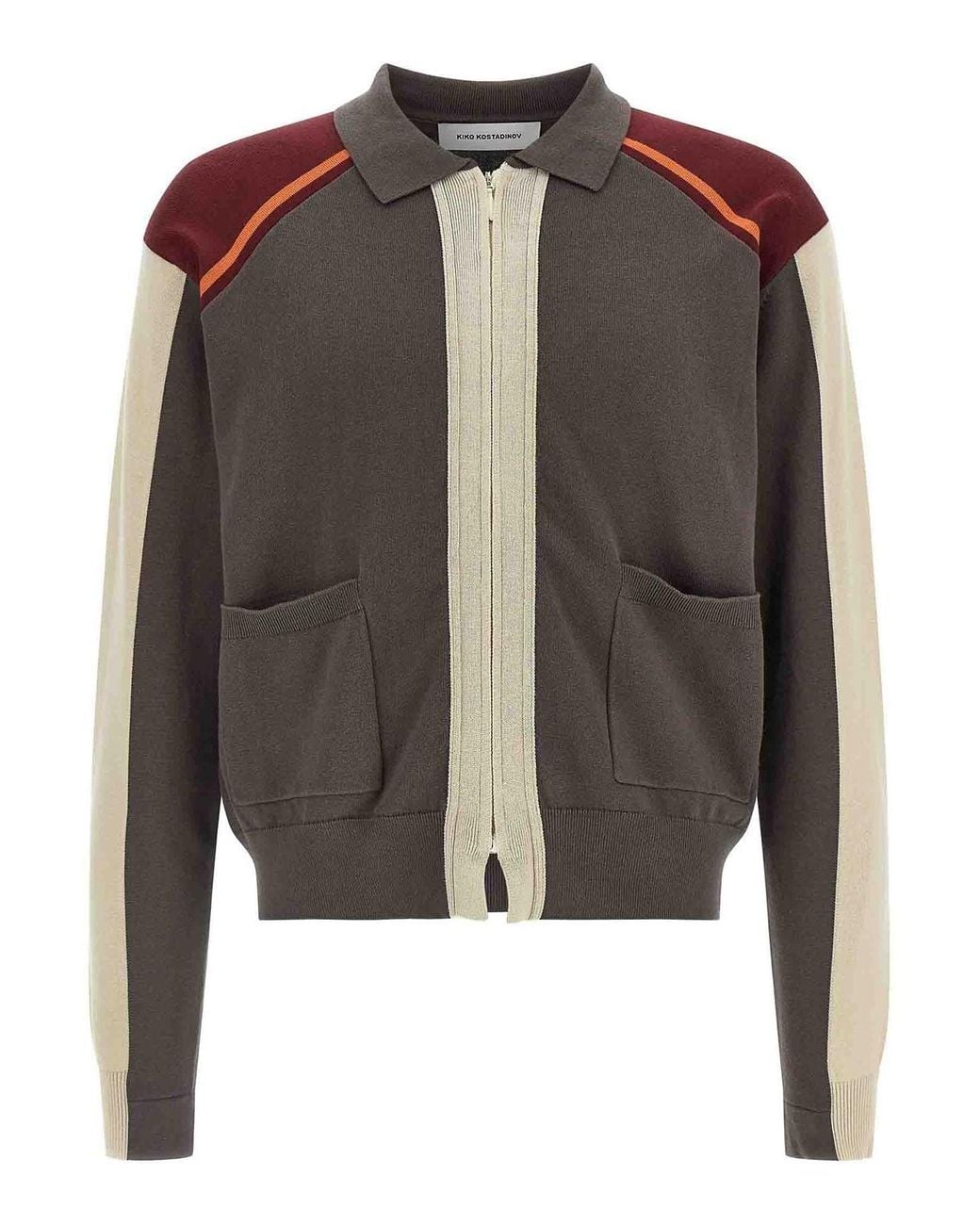 Kiko Kostadinov Gray Munno Knit Cardigan for men