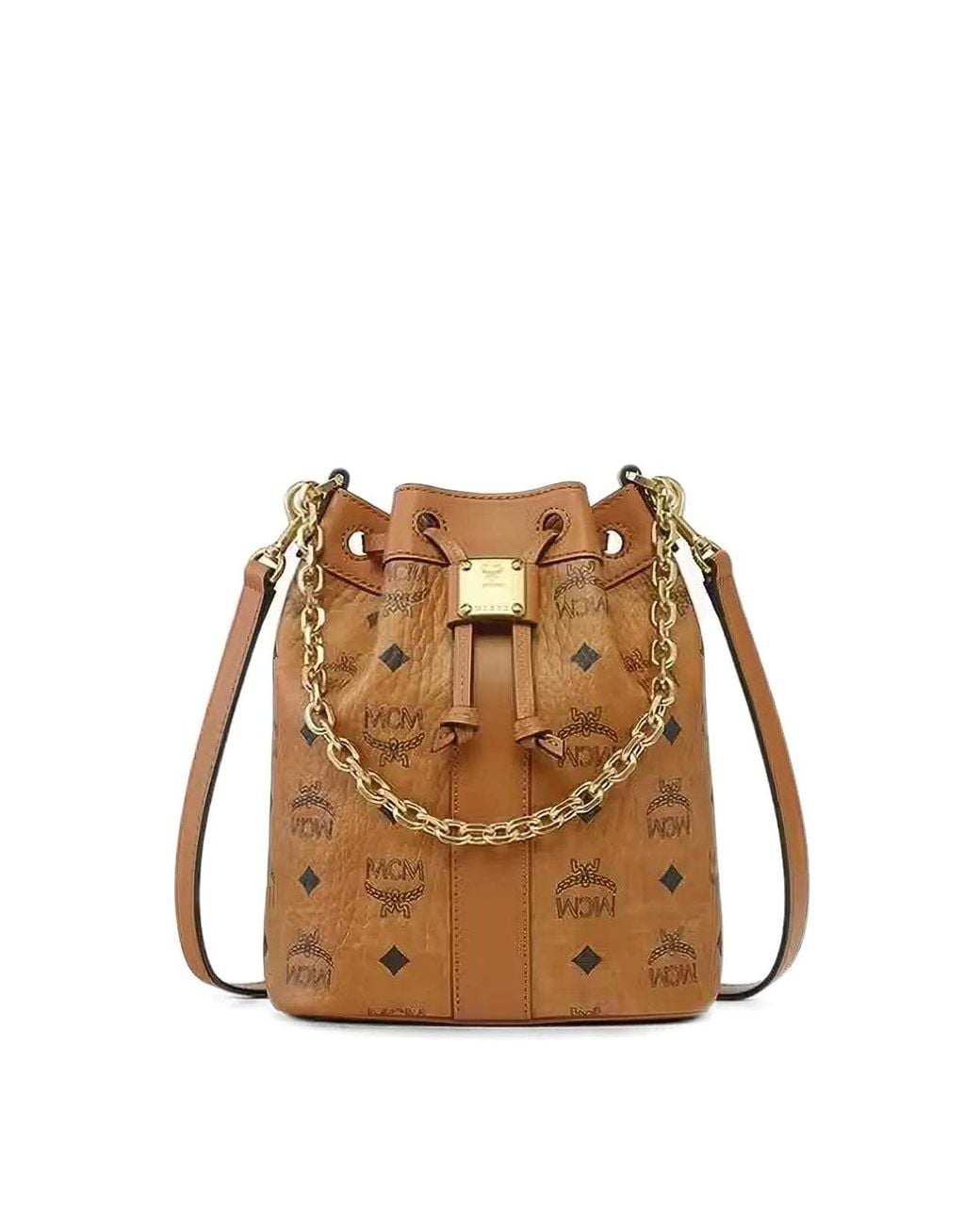 Borsa Dessau Drawstring di MCM in Natural