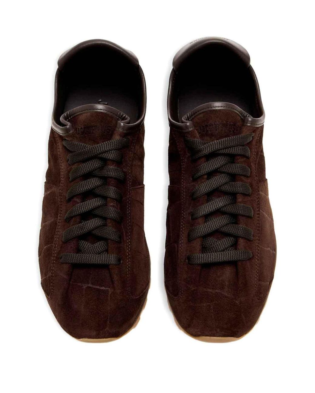 Jacquemus Brown Les Tennis Leather Sneakers for men