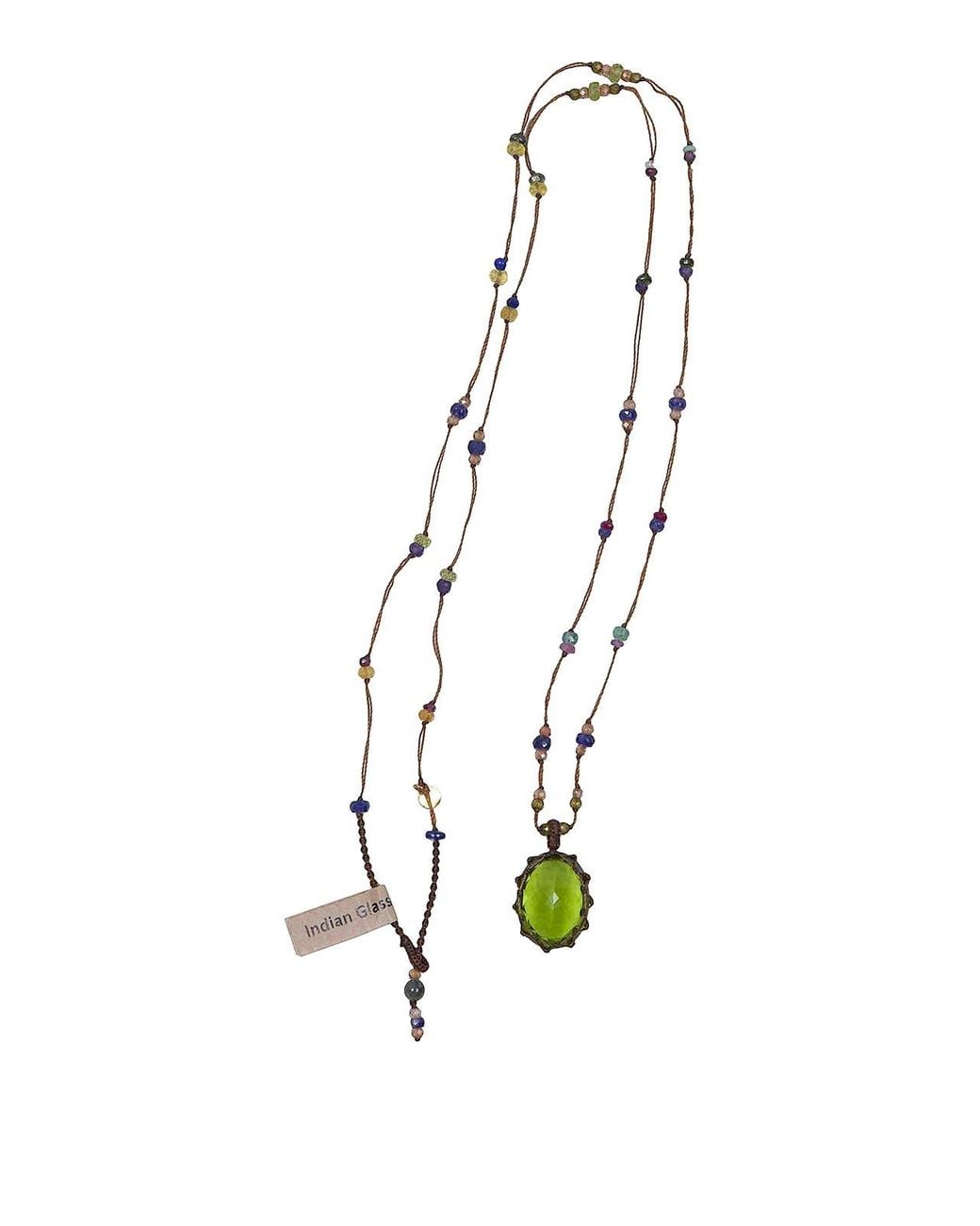 Sharing White Long Pendant Necklace