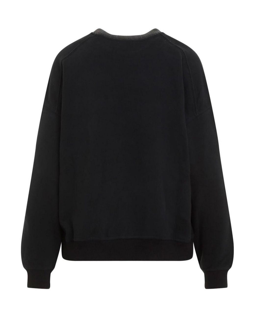 Brunello Cucinelli Black Rundhalspullover